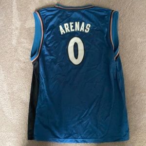 Adidas. Washington wizards. Gilbert arenas. Jersey